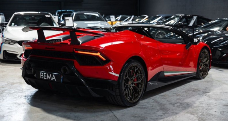 Lamborghini Huracan PERFORMANTE SPYDER LP 640 V10 5.2L | PPF LIFT CARBONE Forg   occasion  Saint Michel Sur orge - photo n3